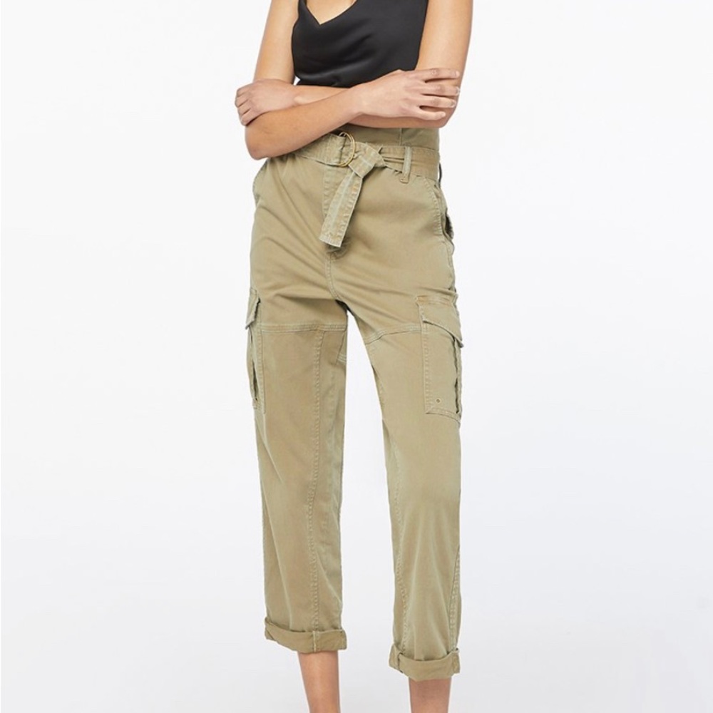 Frame Denim Belted Cargo Safari Utility Pants